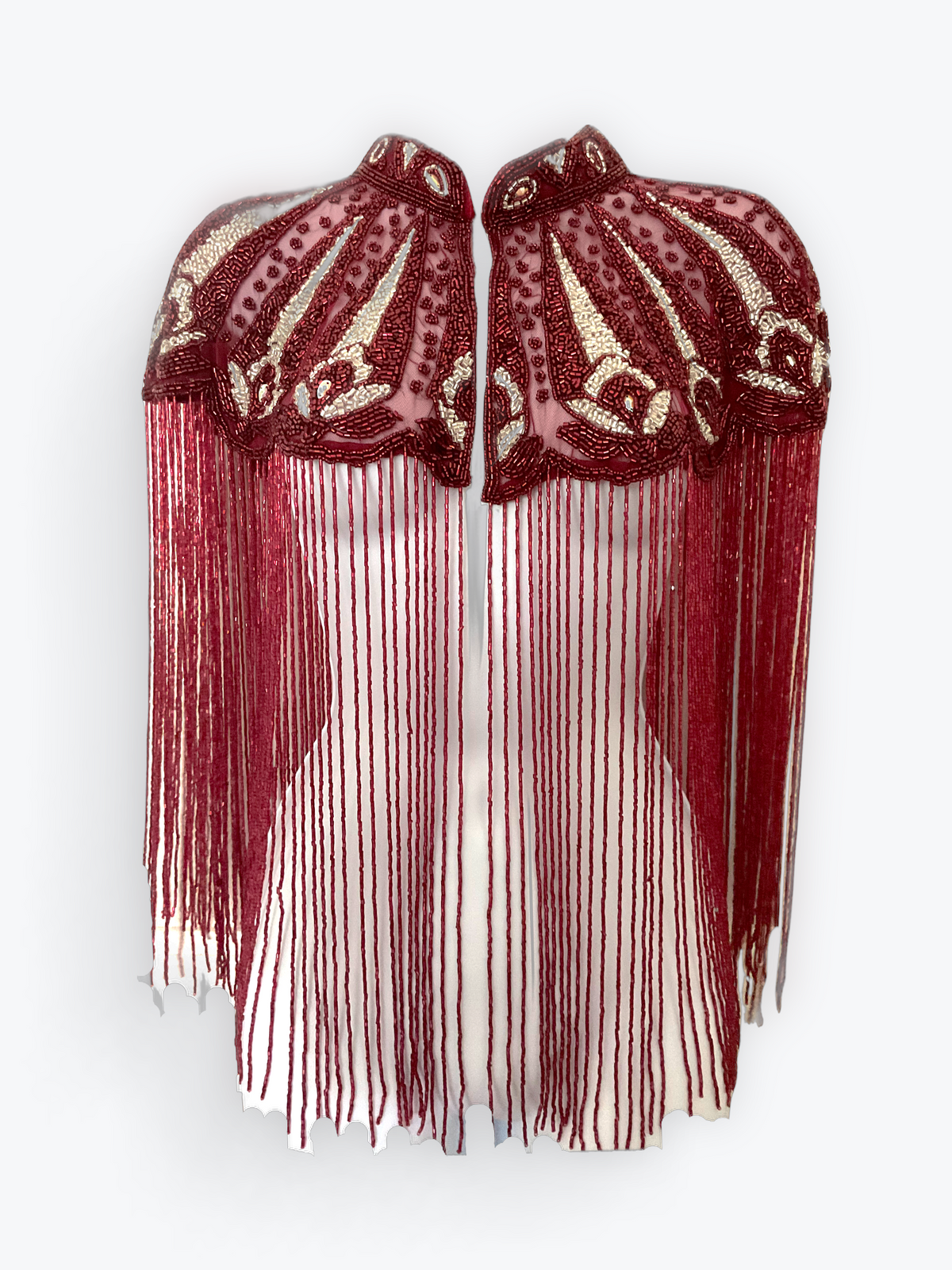 Cherry Peacock Cape - Fierce and Chic