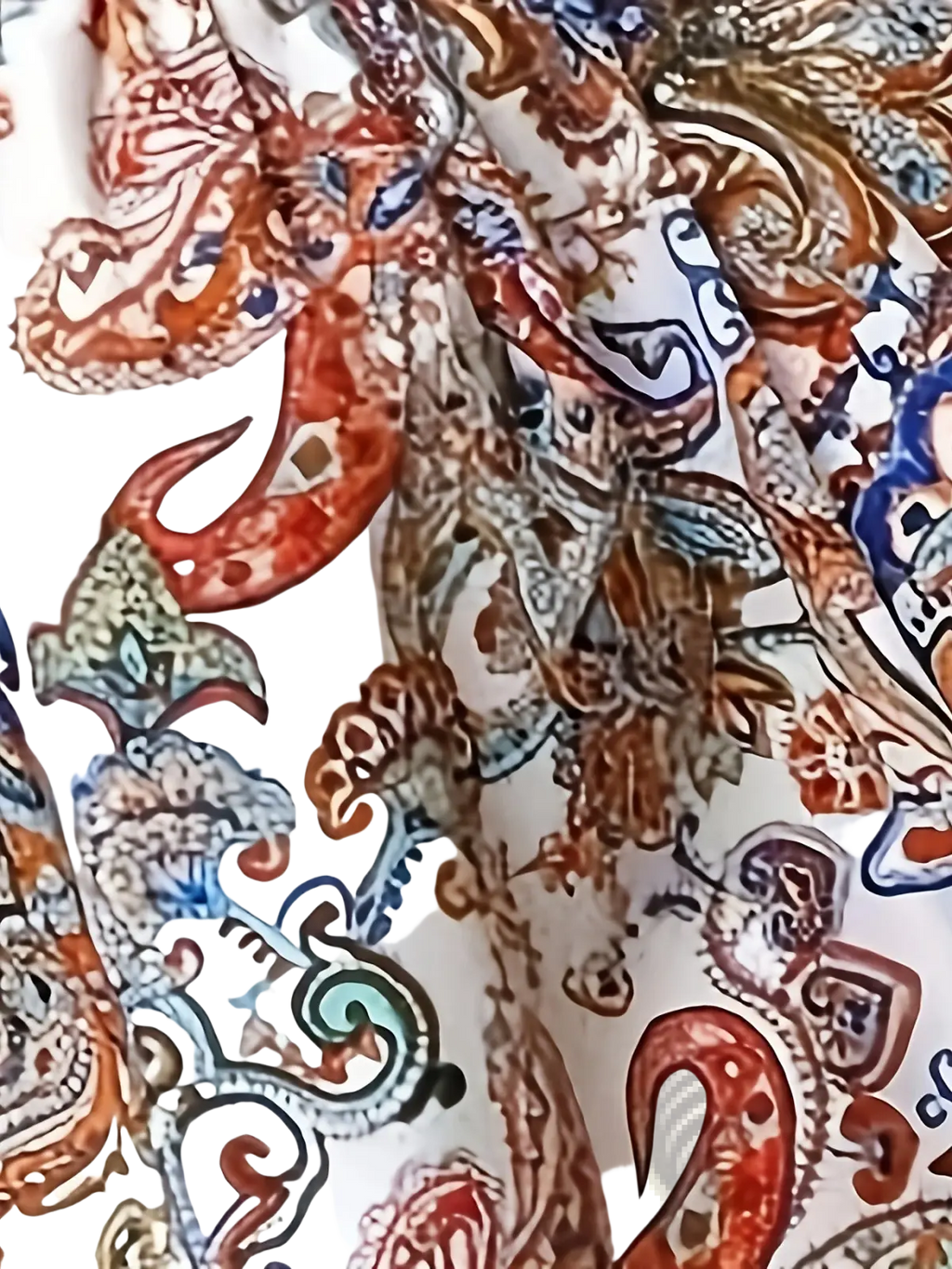Paisley Print Spaghetti Strap Top - Fierce and Chic