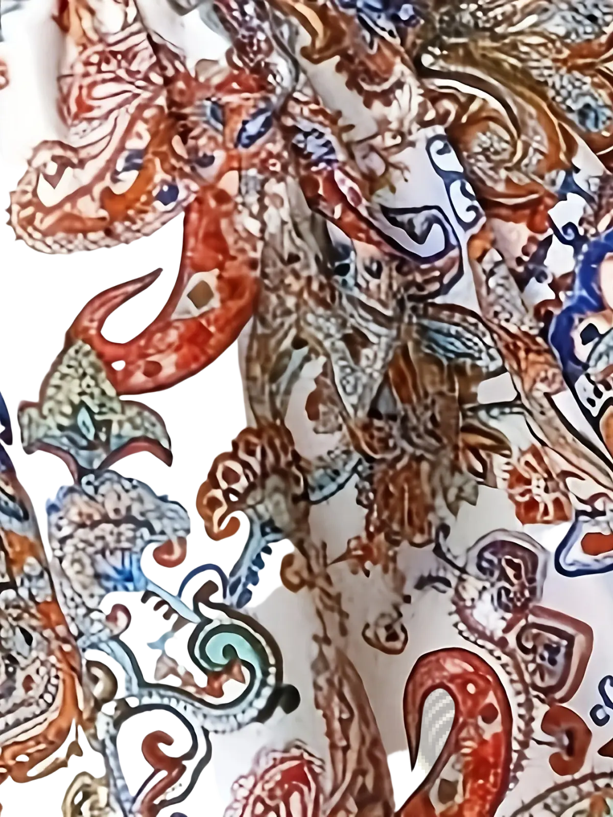 Paisley Print Spaghetti Strap Top - Fierce and Chic