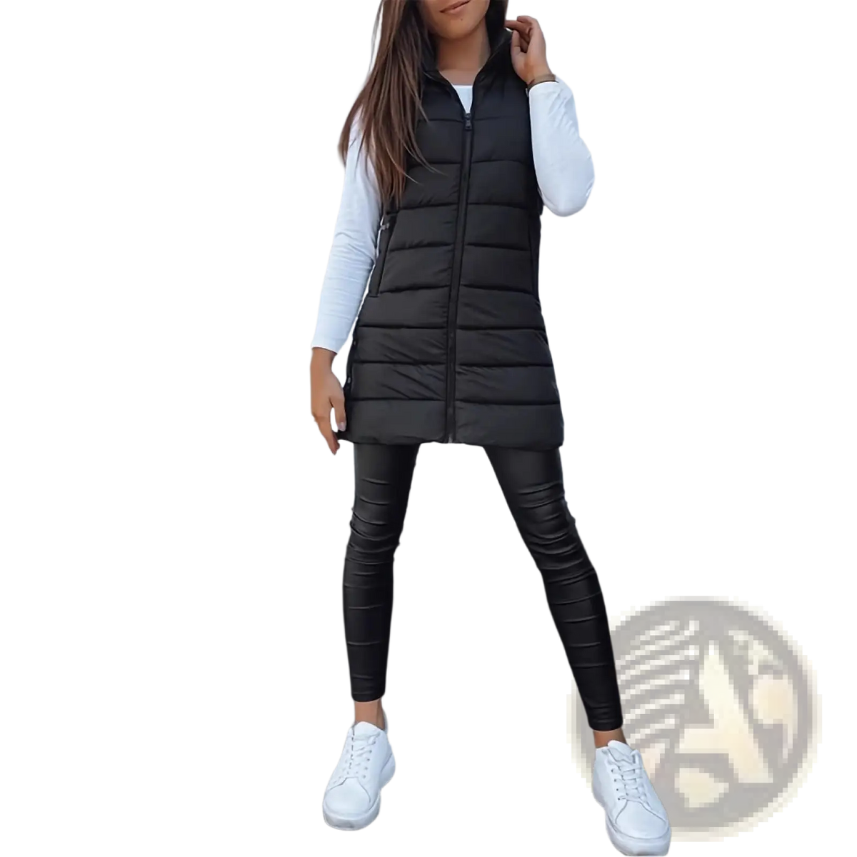 Quilted Hooded Puffer Vest Solid Cotton Outerwear - Fierce and Chic