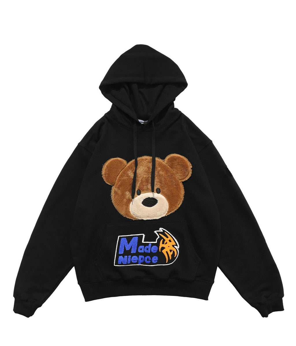 EXT369 Furry Teddy Hoodie - Fierce and Chic