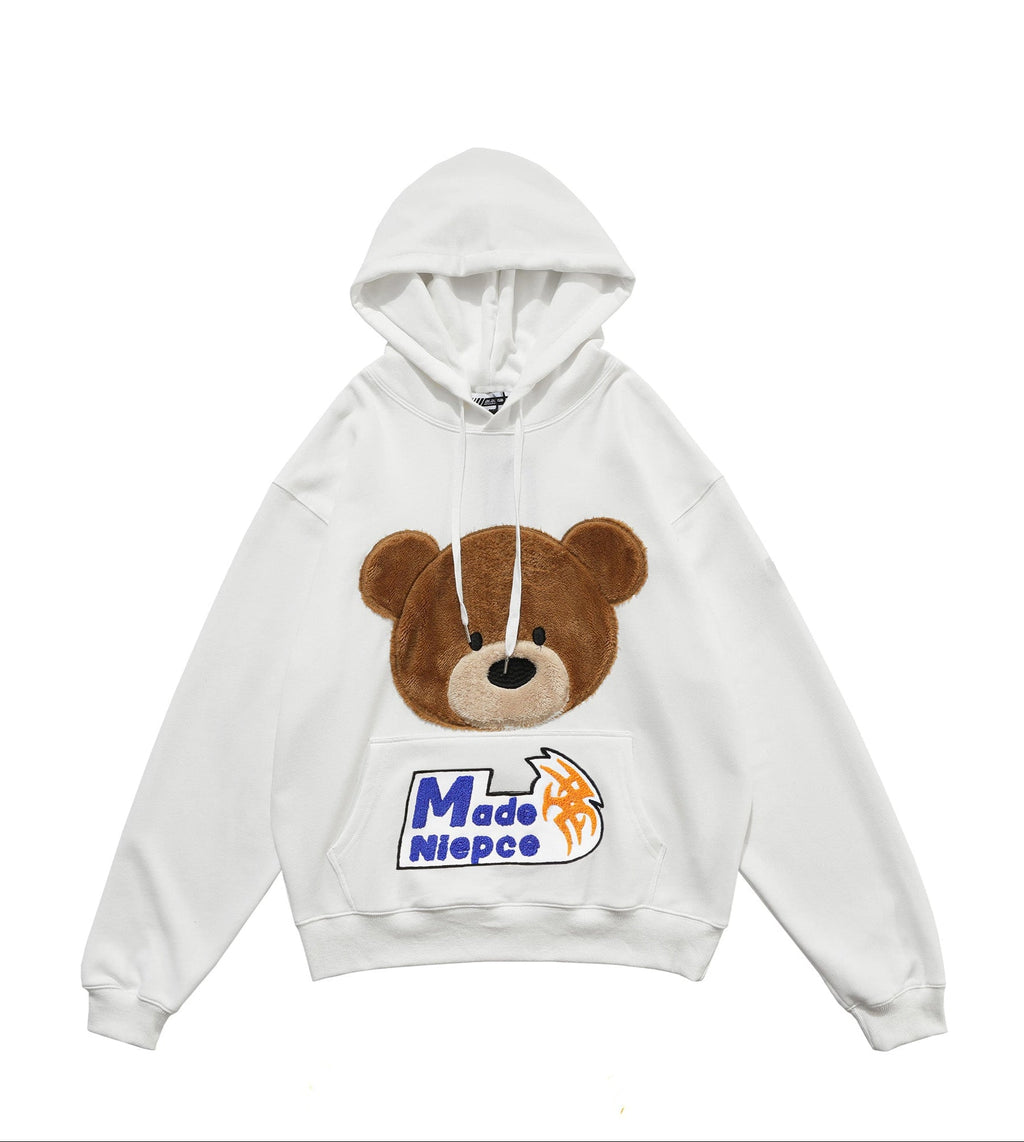 EXT369 Furry Teddy Hoodie - Fierce and Chic