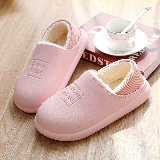 Unisex Home Winter Clogs Indoor Fur Warm Slippers For Women New Fashion Footwear Winter Slippers Home House Shoes Warm Plush Fleece Lining Garden Clogs Outdoor Indoor Clogs - Fierce and Chic